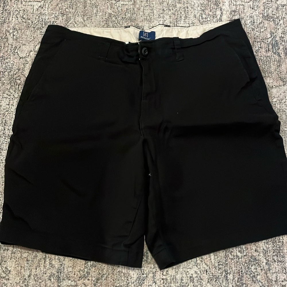 Mens Chino Black Shorts